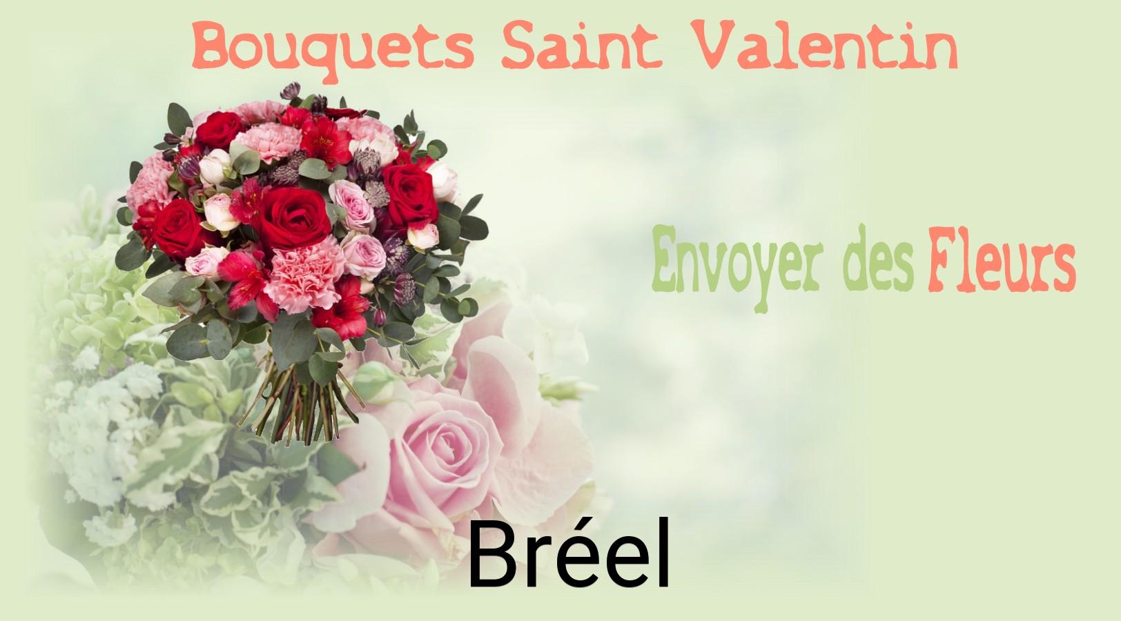 Roses de Saint-Valentin livrées à Bréel